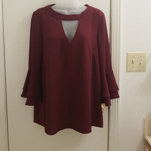 Maroon blouse
